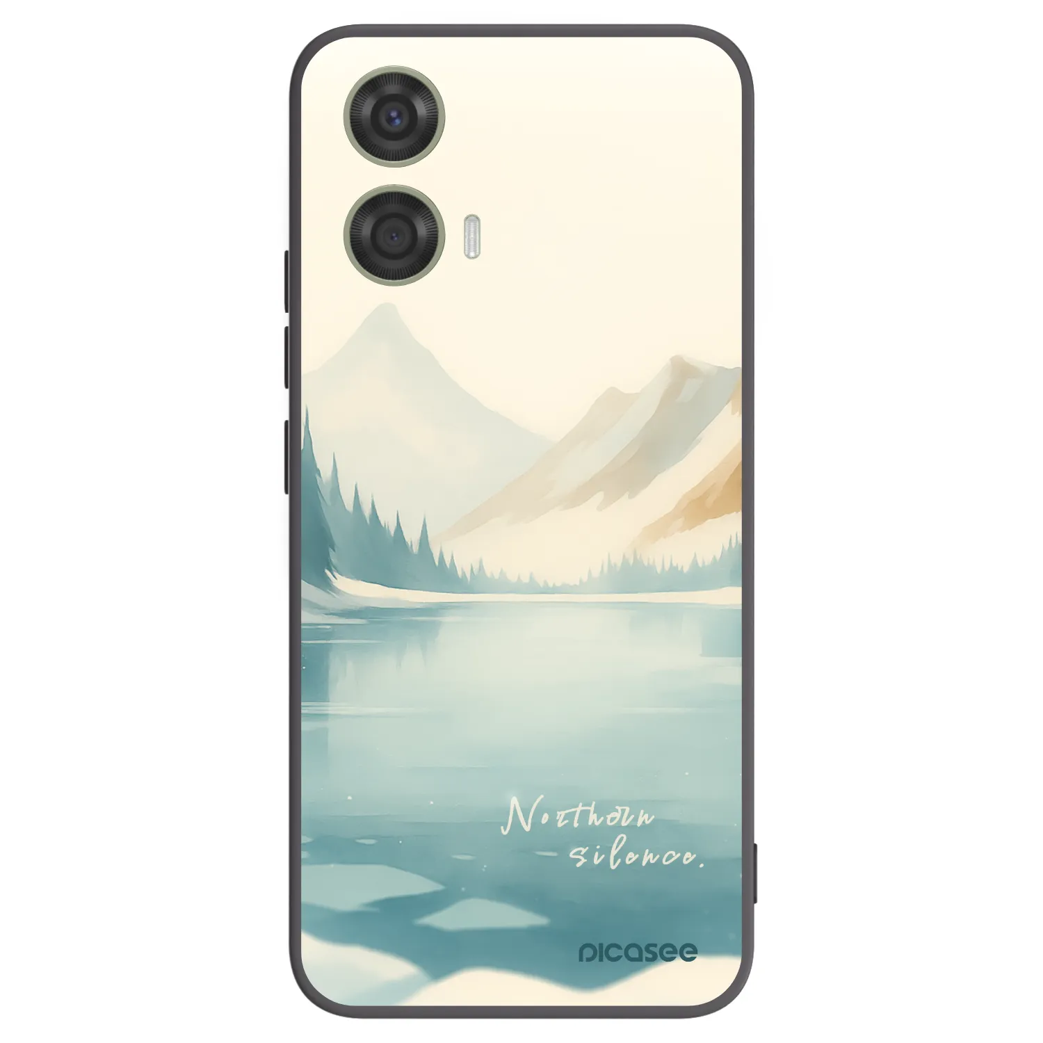 Picasee husă neagră din silicon pentru Motorola Moto G24 - NOTHERN SILENCE