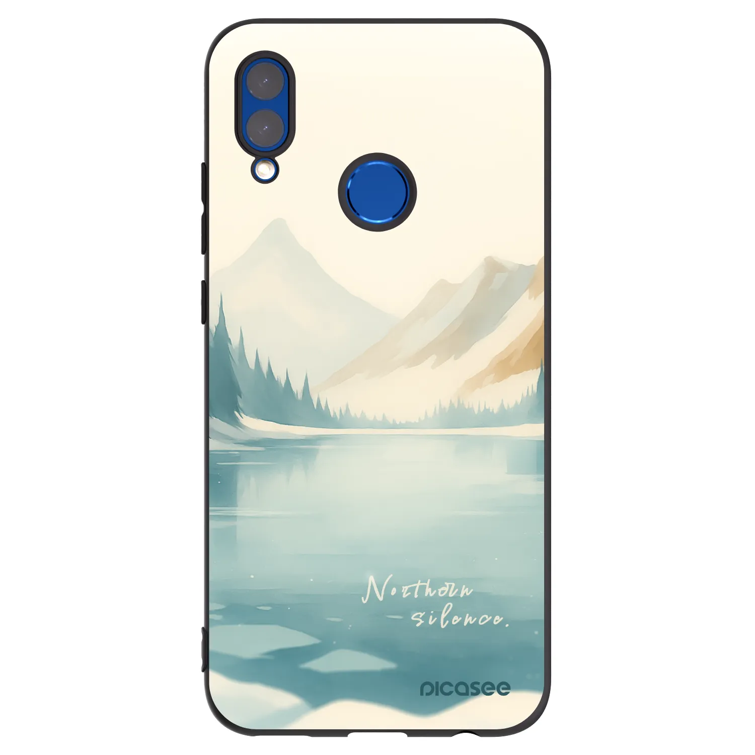 Picasee husă neagră din silicon pentru Honor 10 Lite - NOTHERN SILENCE