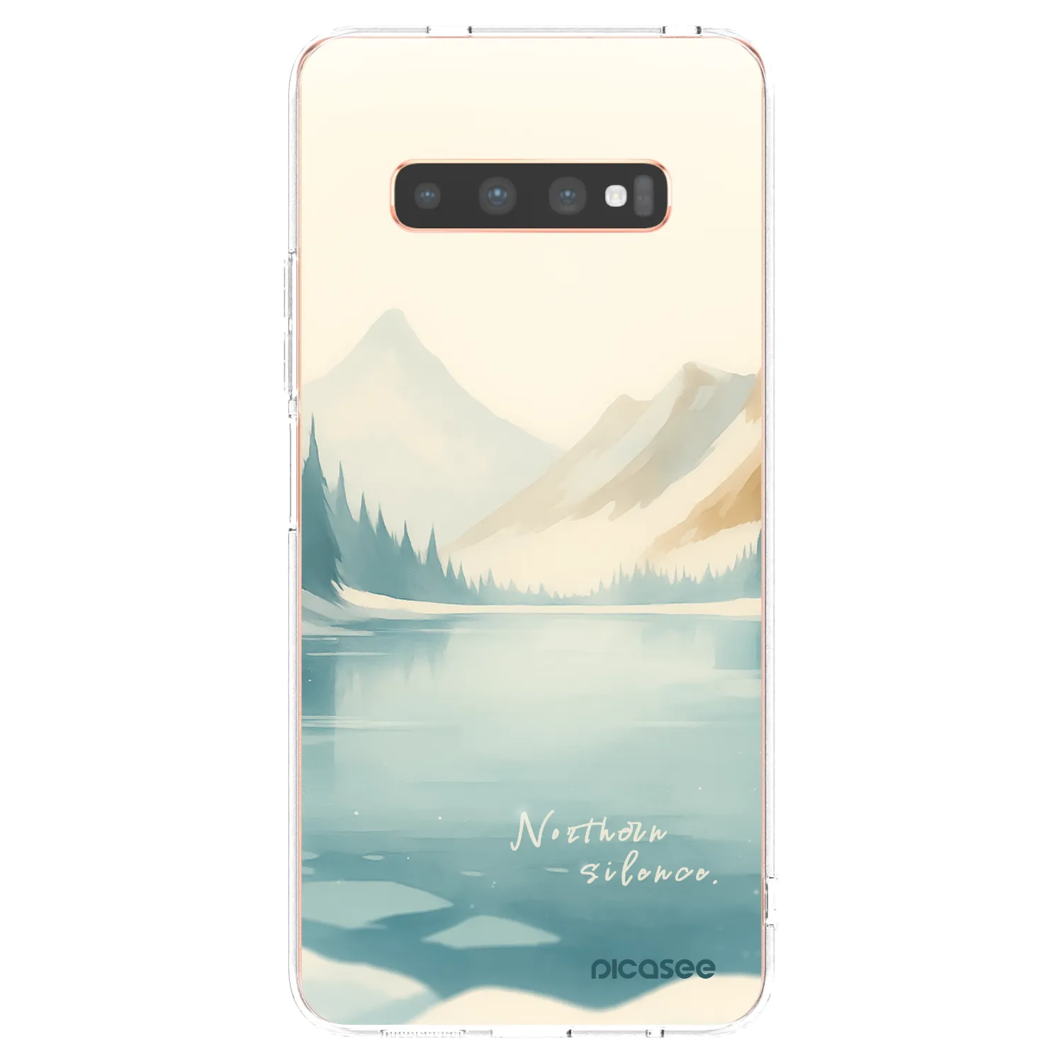 Picasee husă transparentă din silicon pentru Samsung Galaxy S10 Plus G975 - NOTHERN SILENCE