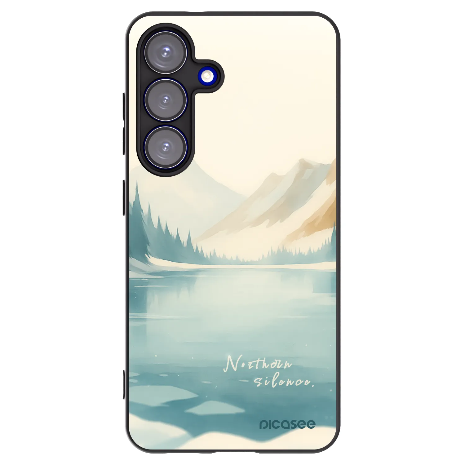 Picasee husă neagră din silicon pentru Samsung Galaxy S25 5G - NOTHERN SILENCE