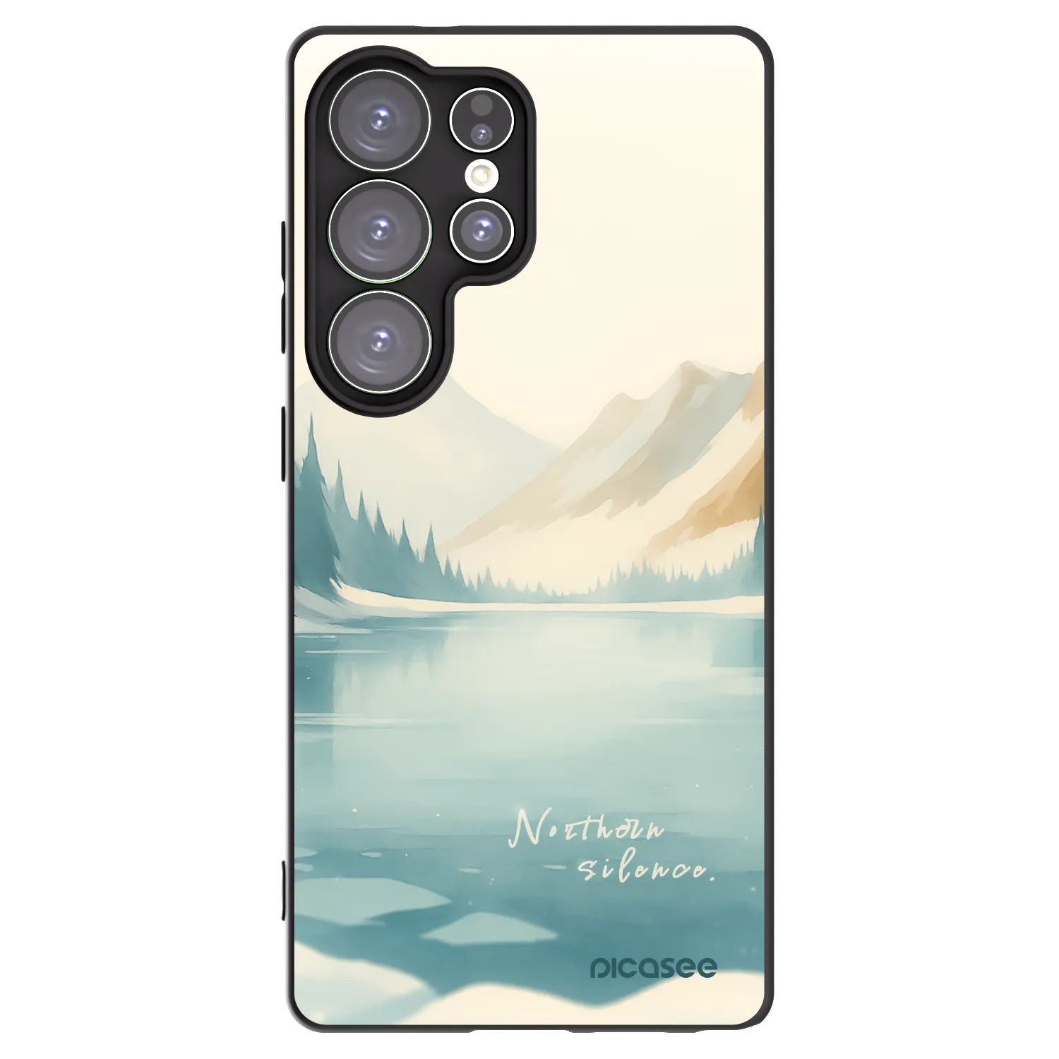 Picasee husă neagră din silicon pentru Samsung Galaxy S25 Ultra 5G - NOTHERN SILENCE