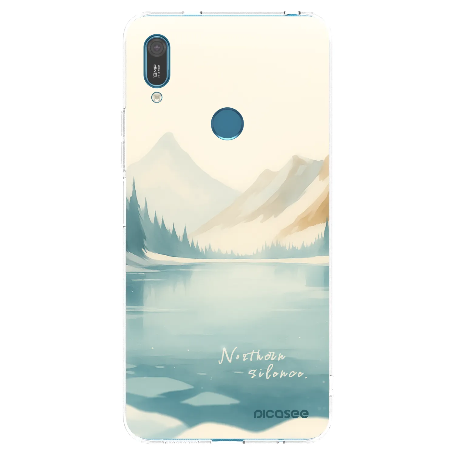 Picasee husă transparentă din silicon pentru Huawei Y7 2019 - NOTHERN SILENCE