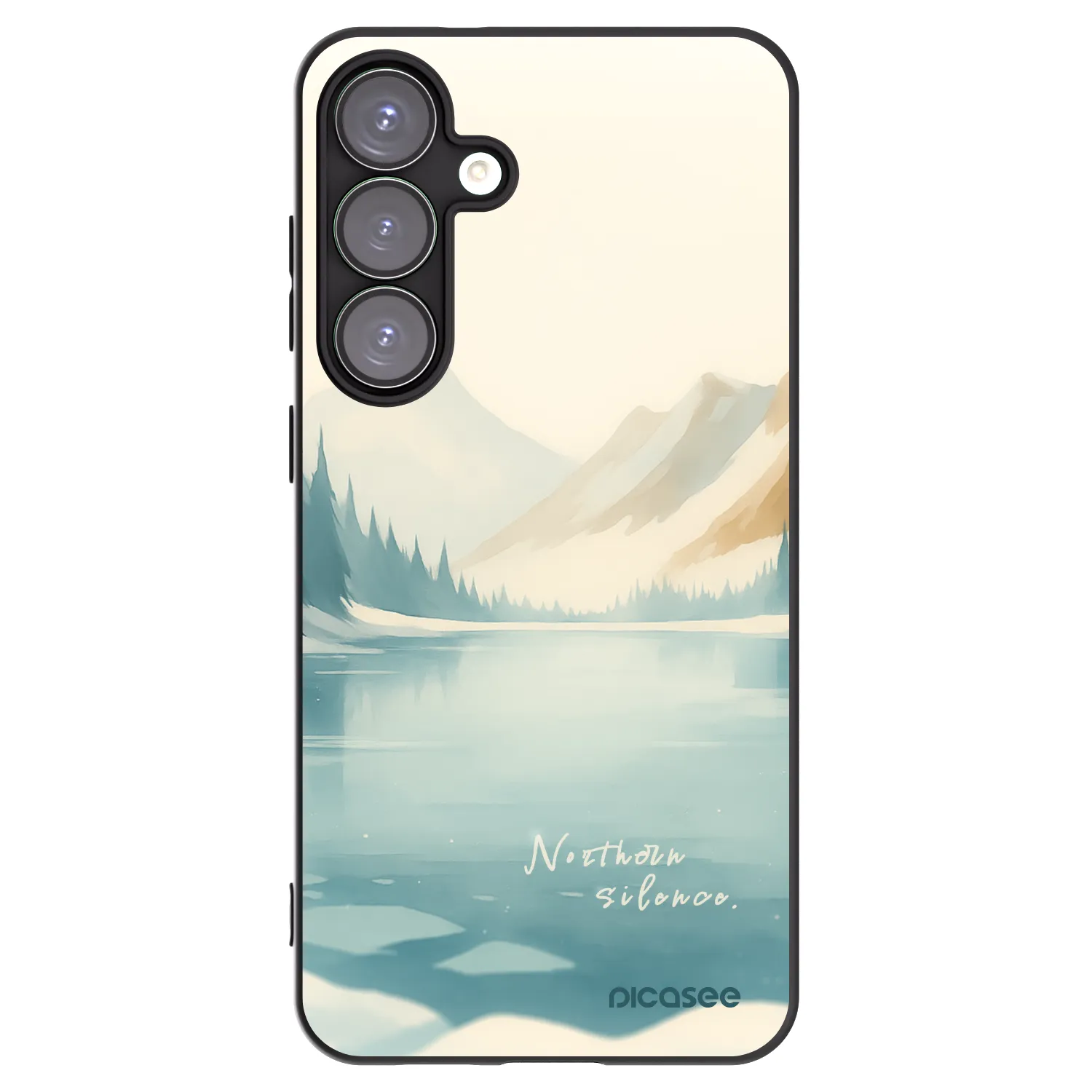 Picasee husă neagră din silicon pentru Samsung Galaxy S25+ 5G - NOTHERN SILENCE