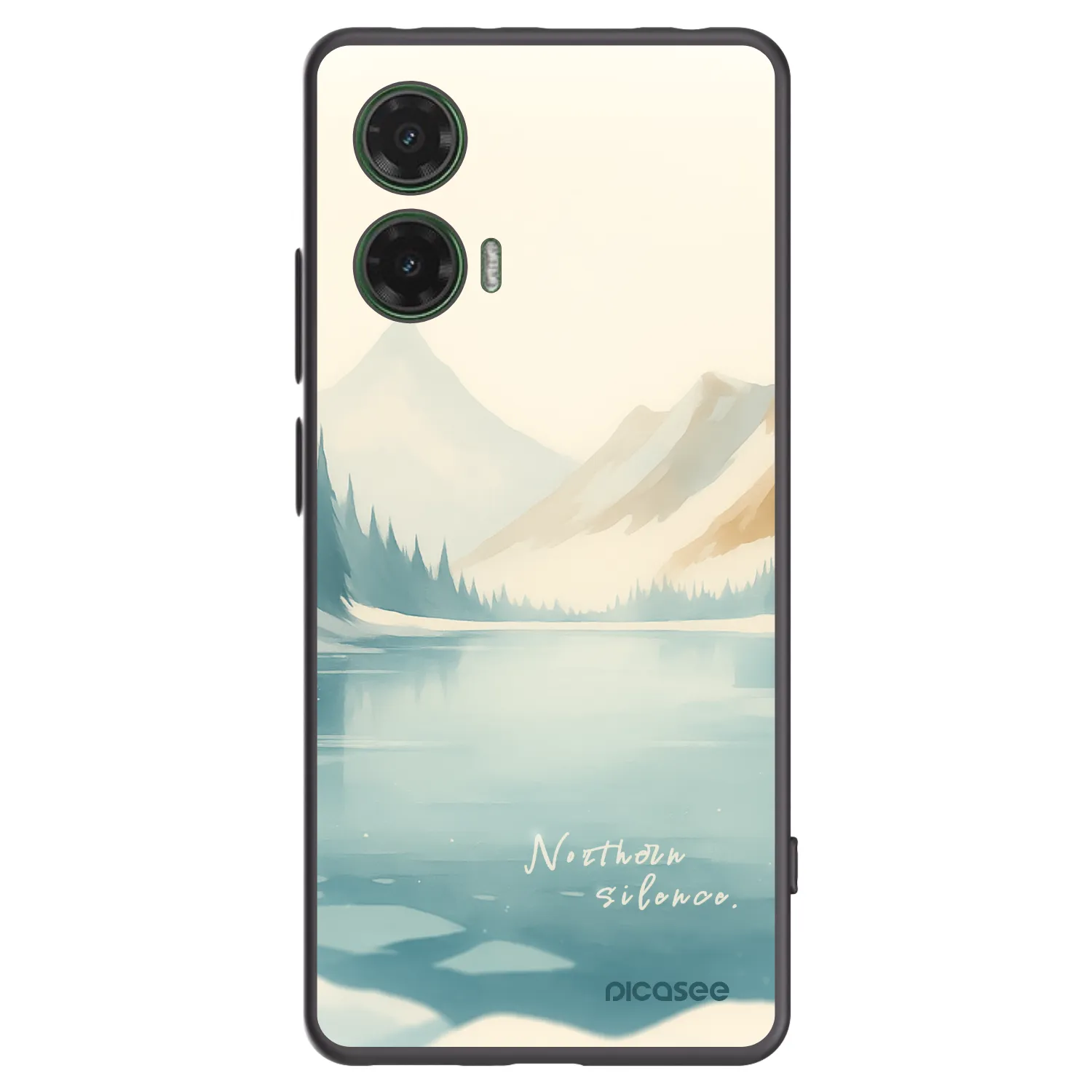 Picasee husă neagră din silicon pentru Motorola Moto G35 5G - NOTHERN SILENCE