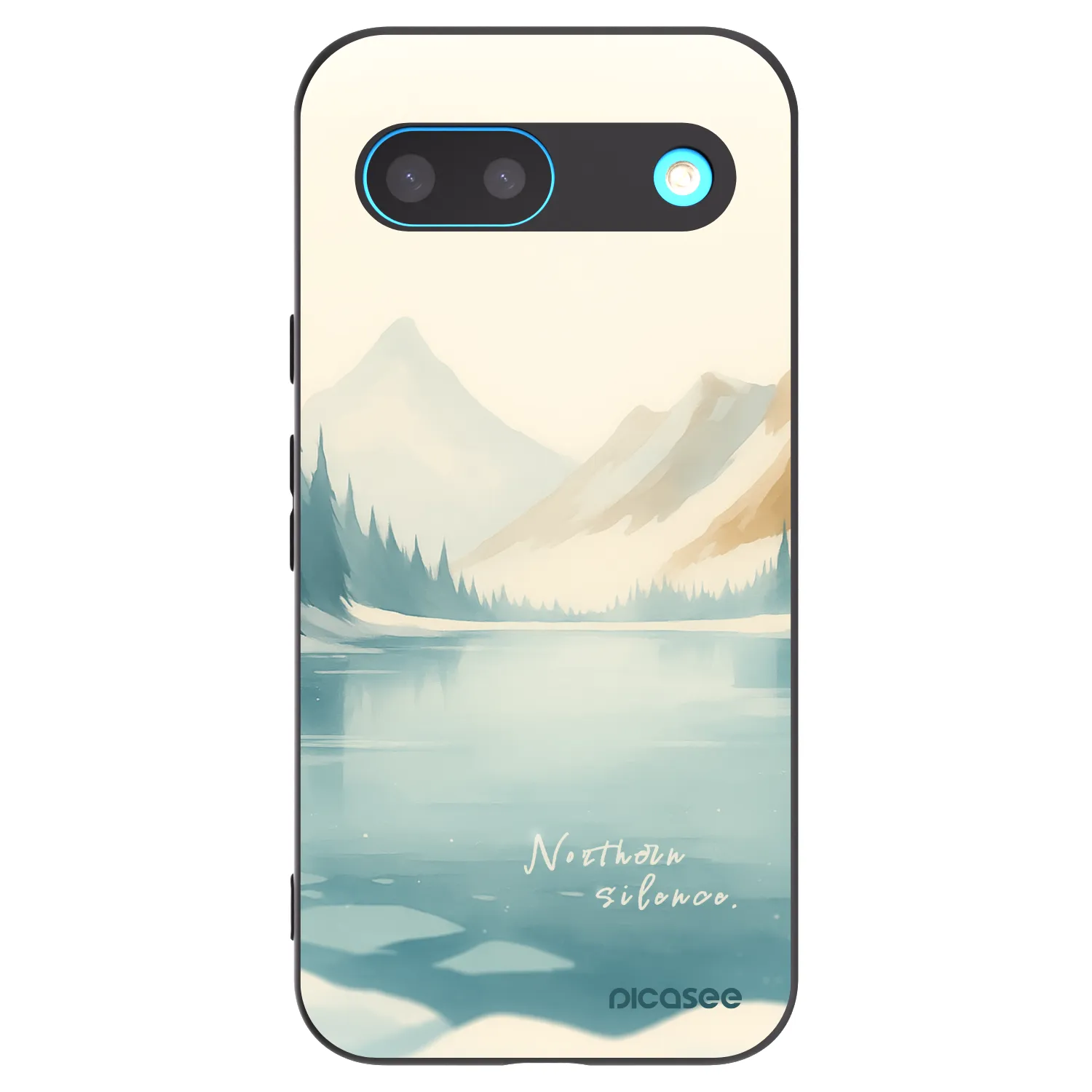 Picasee husă neagră din silicon pentru Google Pixel 8 - NOTHERN SILENCE
