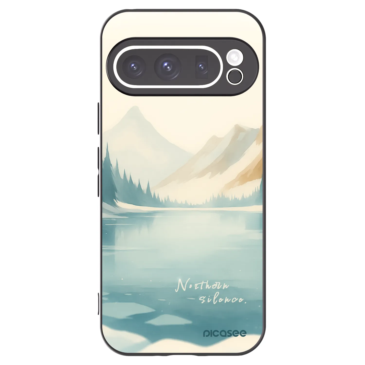 Picasee husă neagră din silicon pentru Google Pixel 9 Pro - NOTHERN SILENCE