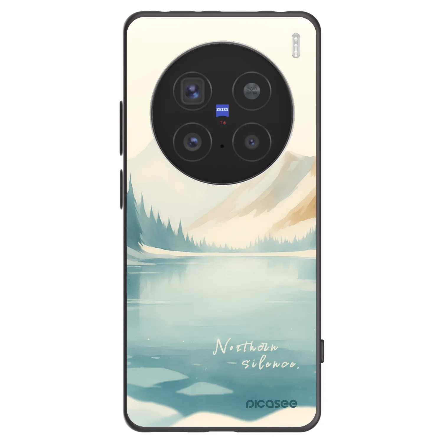 Picasee husă neagră din silicon pentru Vivo X200 Pro - NOTHERN SILENCE