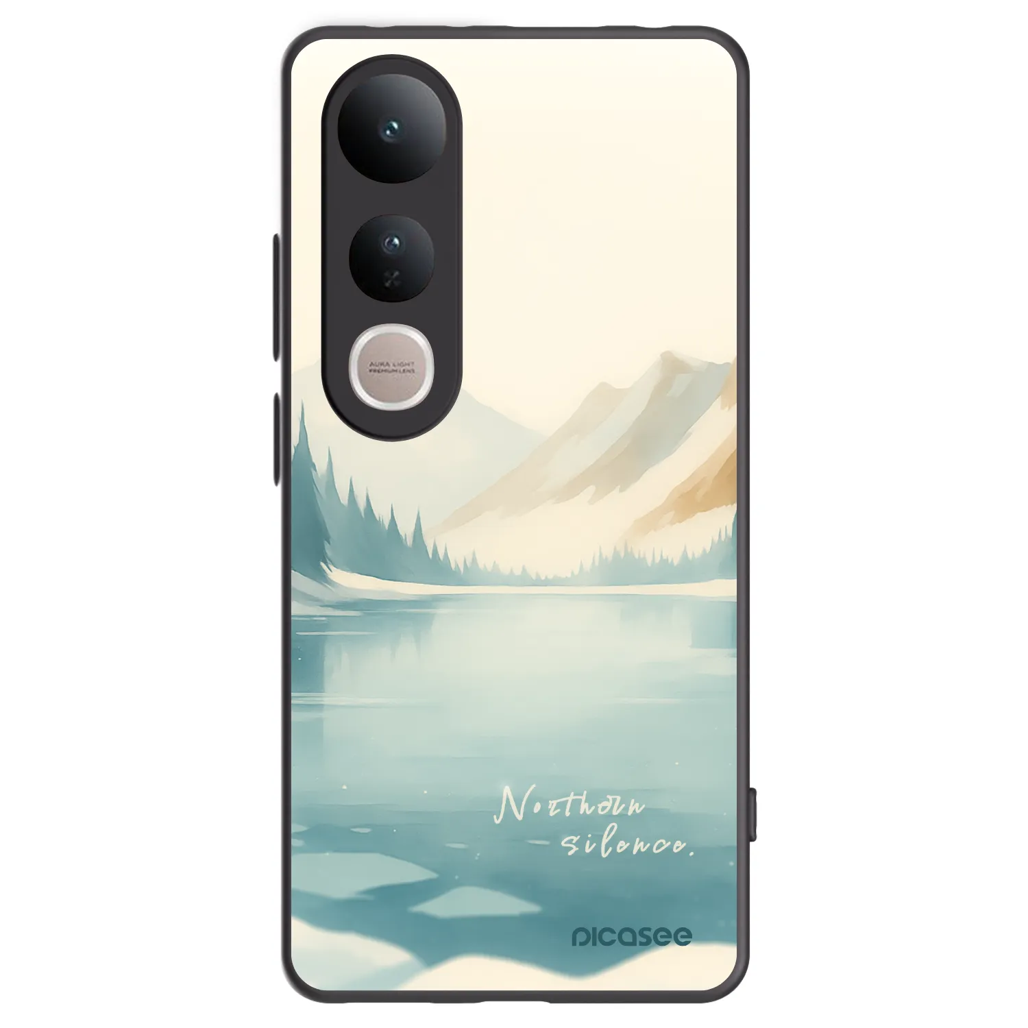 Picasee husă neagră din silicon pentru Vivo V50 Lite 5G - NOTHERN SILENCE