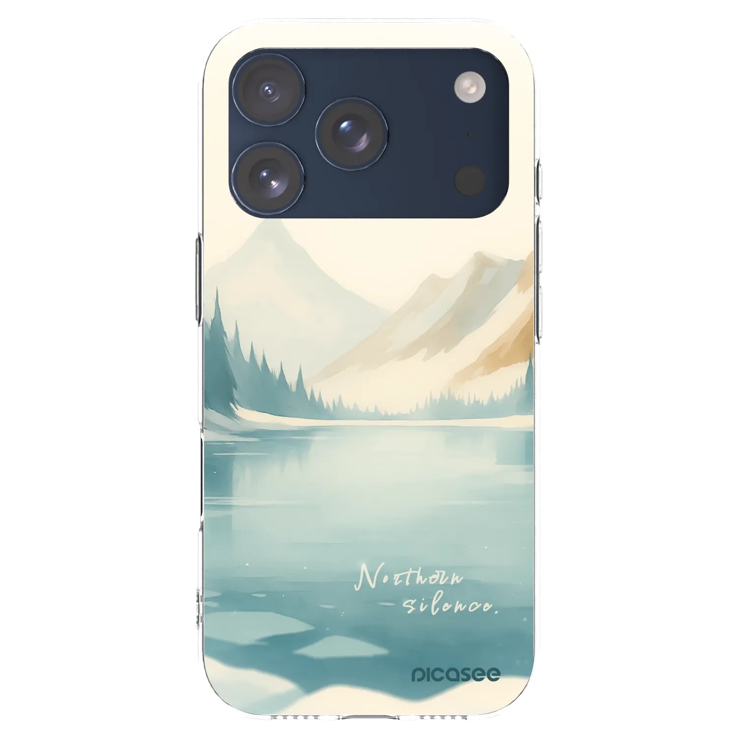 Picasee husă transparentă din silicon pentru Apple iPhone 17 Pro - NOTHERN SILENCE