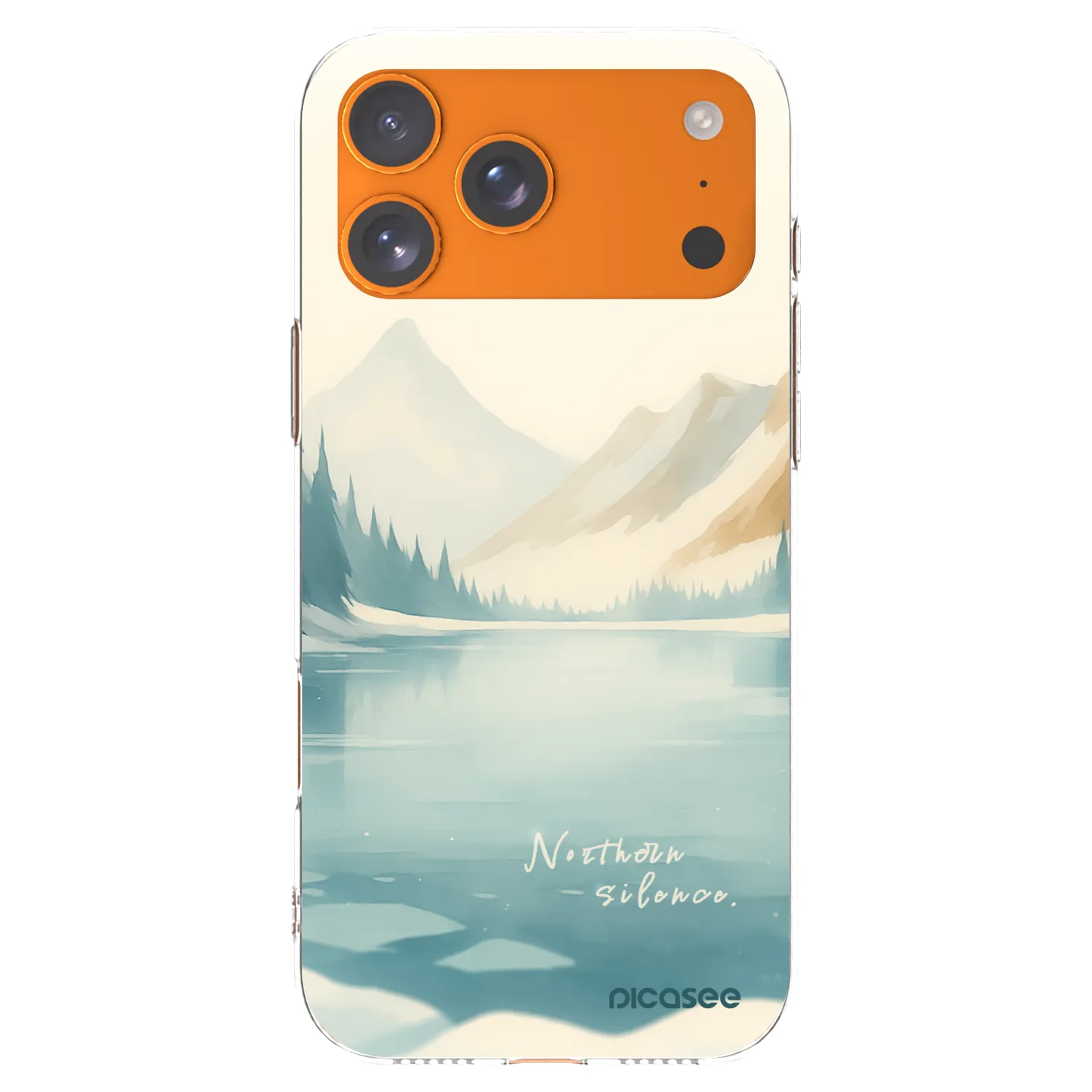 Picasee husă transparentă din silicon pentru Apple iPhone 17 Pro Max - NOTHERN SILENCE