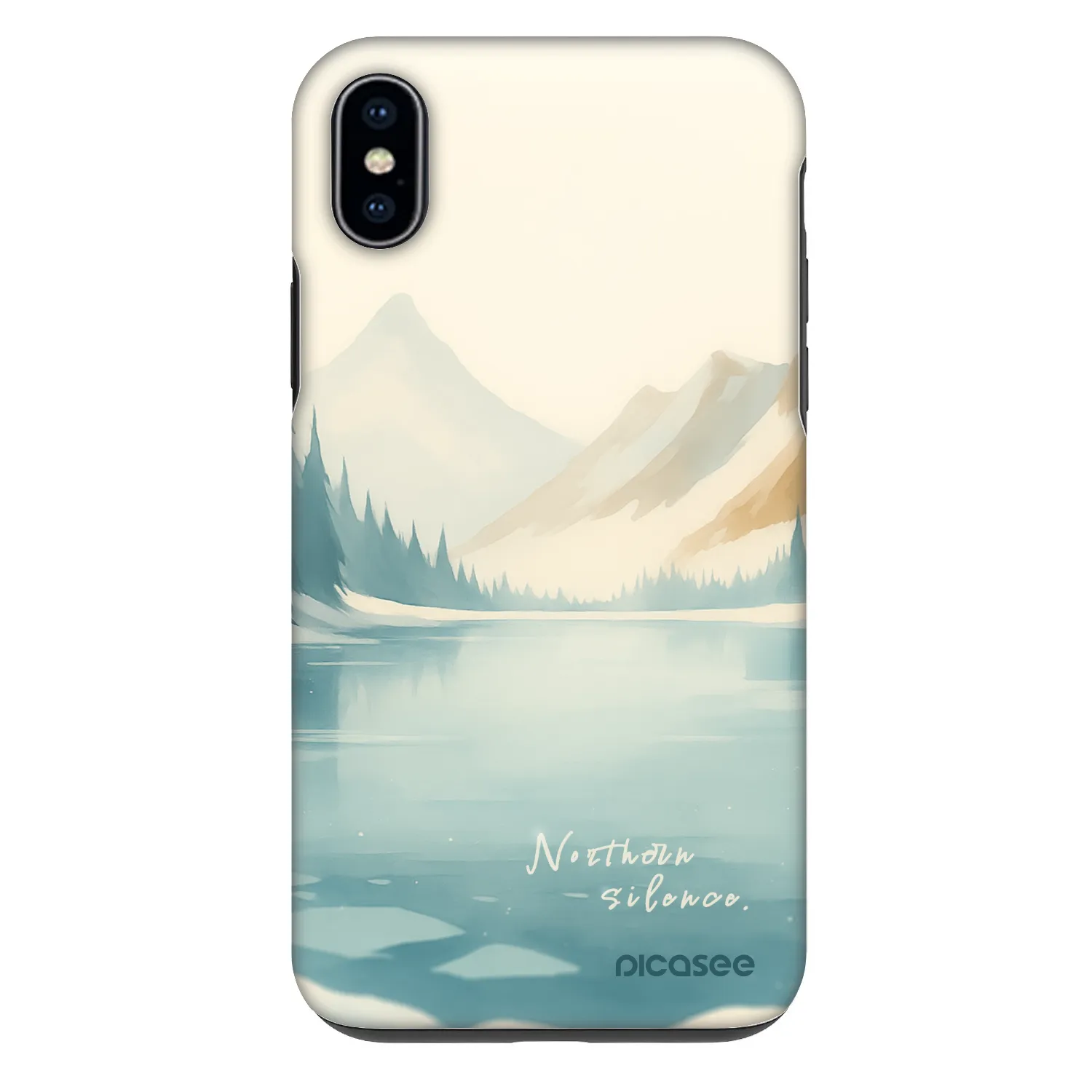 Picasee Fashion Case pentru Apple iPhone XS Max - NOTHERN SILENCE