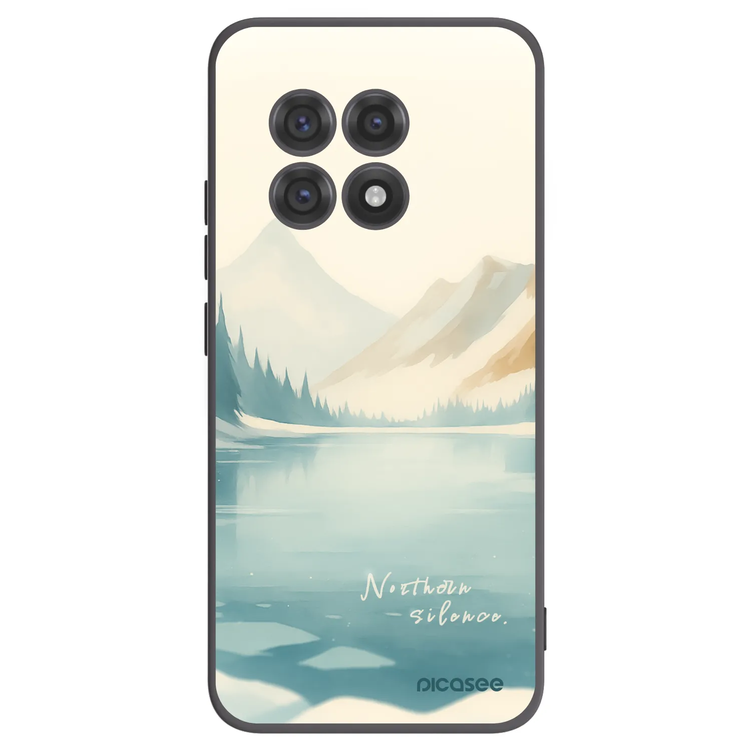 Picasee husă neagră din silicon pentru OnePlus 13R 5G - NOTHERN SILENCE