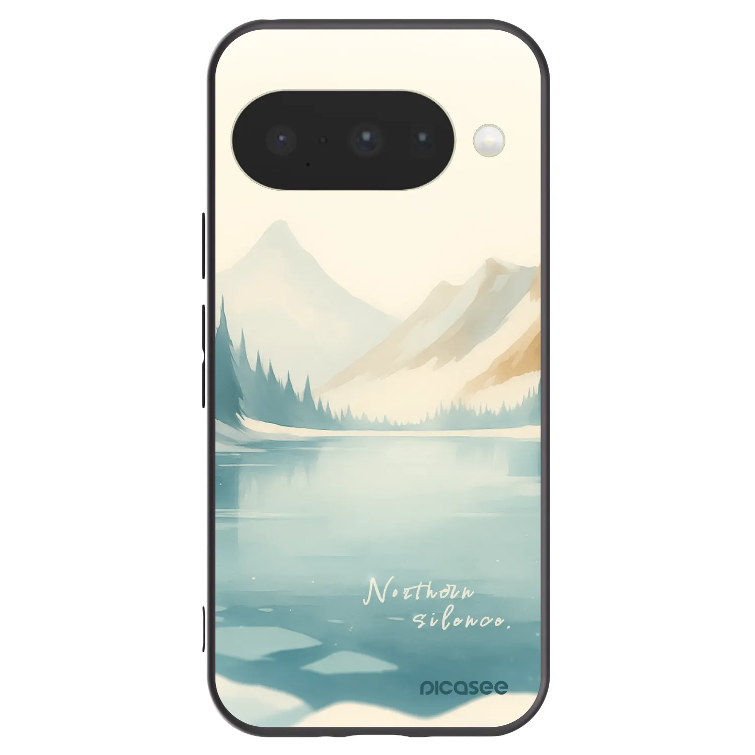 Picasee husă neagră din silicon pentru Google Pixel 10 - NOTHERN SILENCE