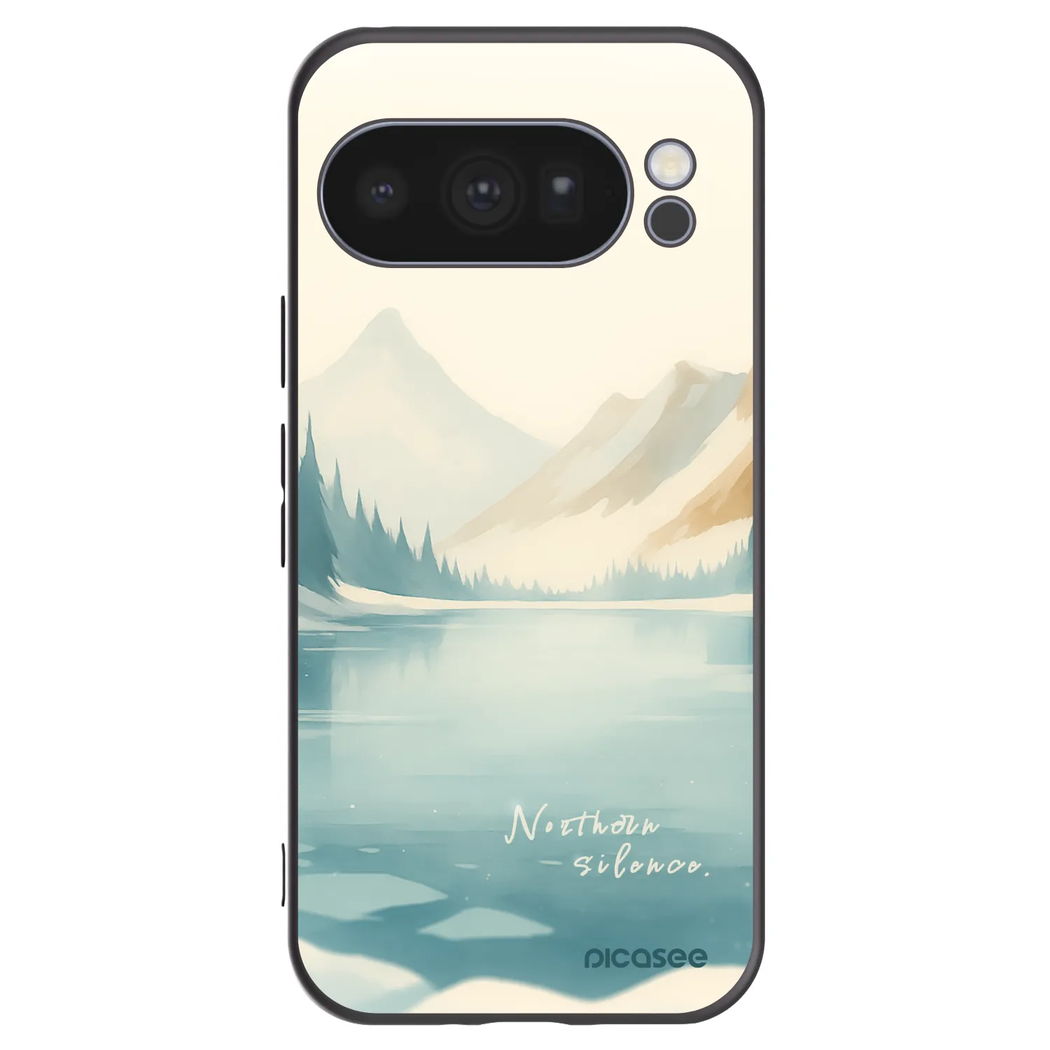 Picasee husă neagră din silicon pentru Google Pixel 10 Pro - NOTHERN SILENCE