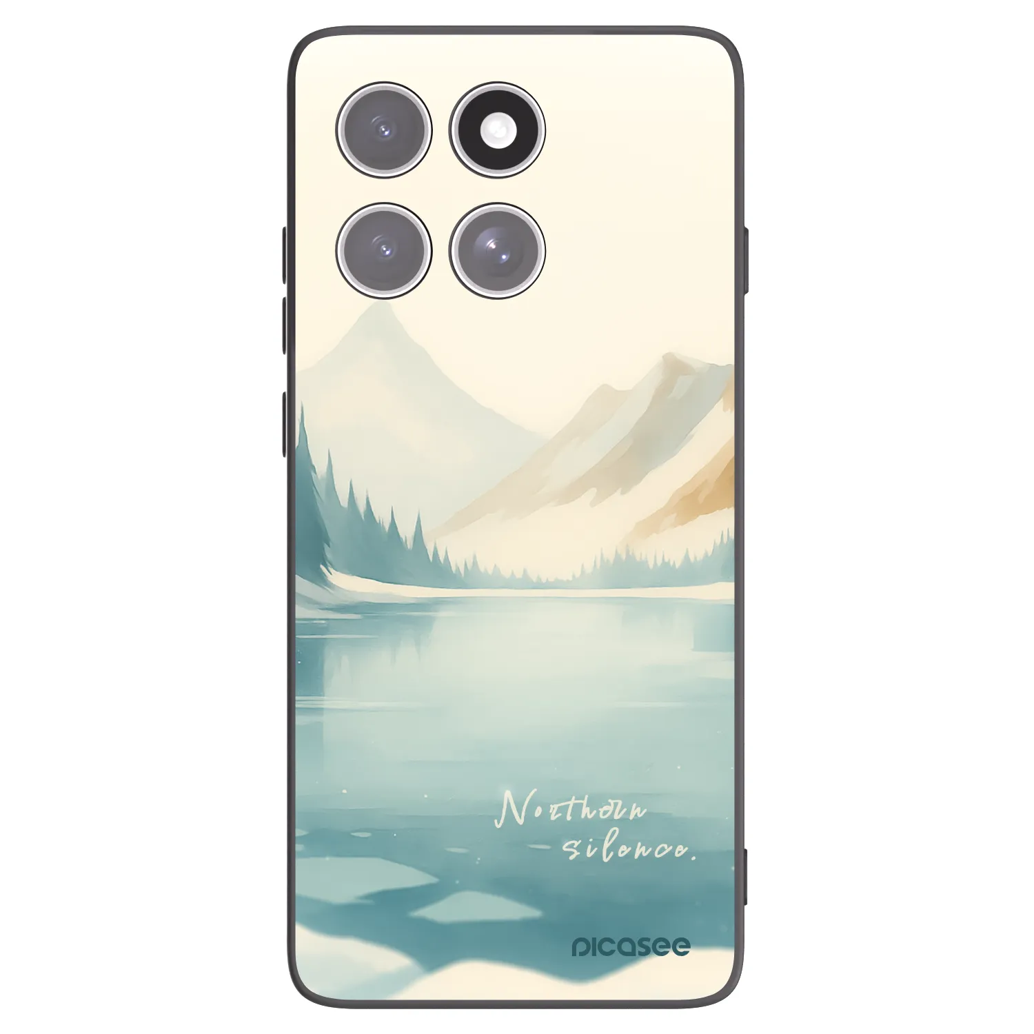 Picasee husă neagră din silicon pentru Motorola Edge 60 Fusion - NOTHERN SILENCE