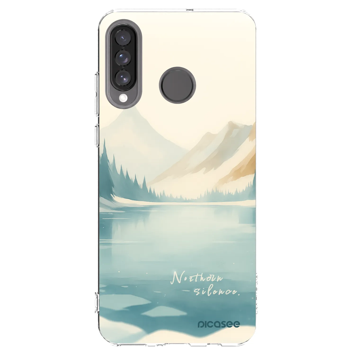 Picasee husă transparentă din silicon pentru Huawei P30 Lite - NOTHERN SILENCE