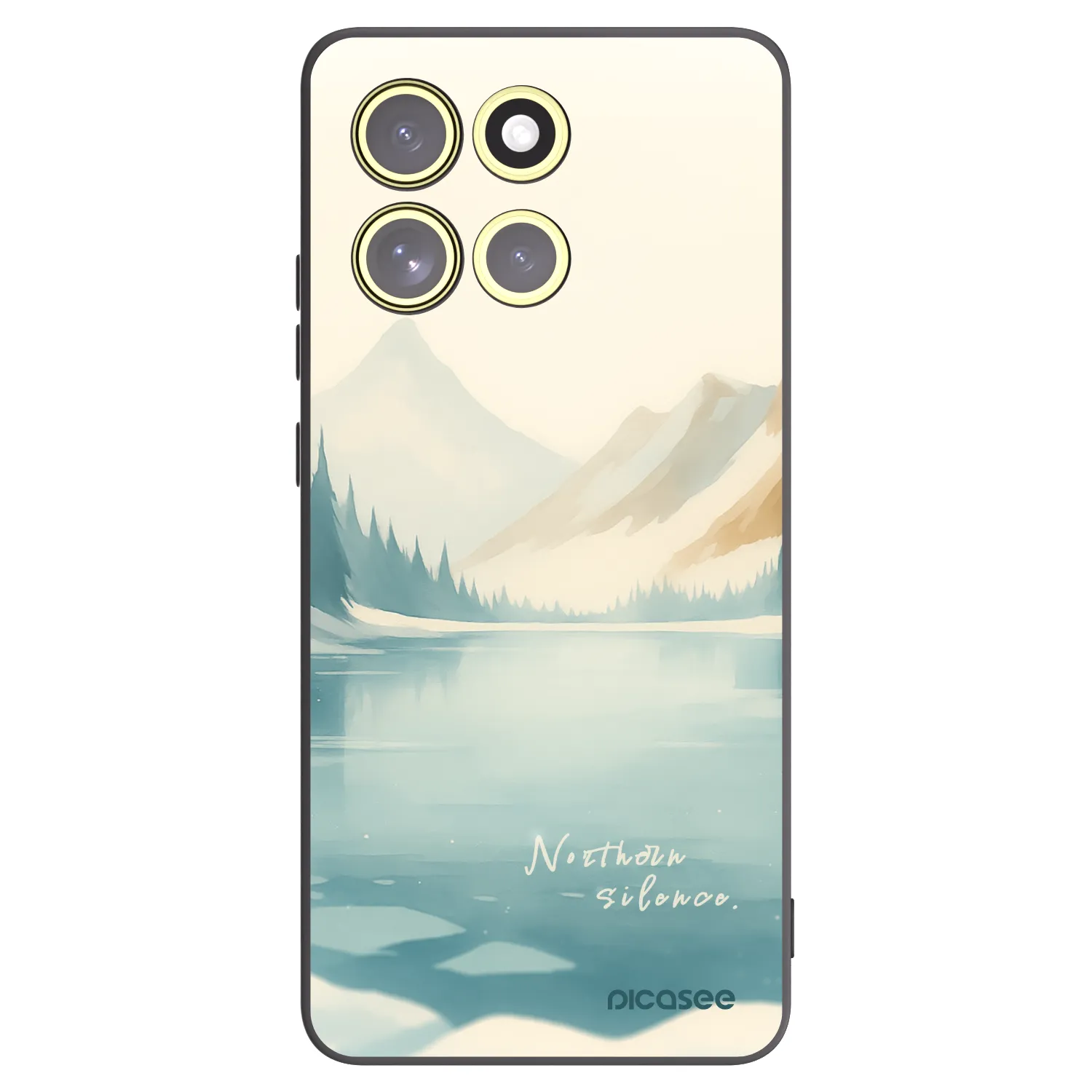 Picasee husă neagră din silicon pentru Motorola Moto G86 Power 5G - NOTHERN SILENCE