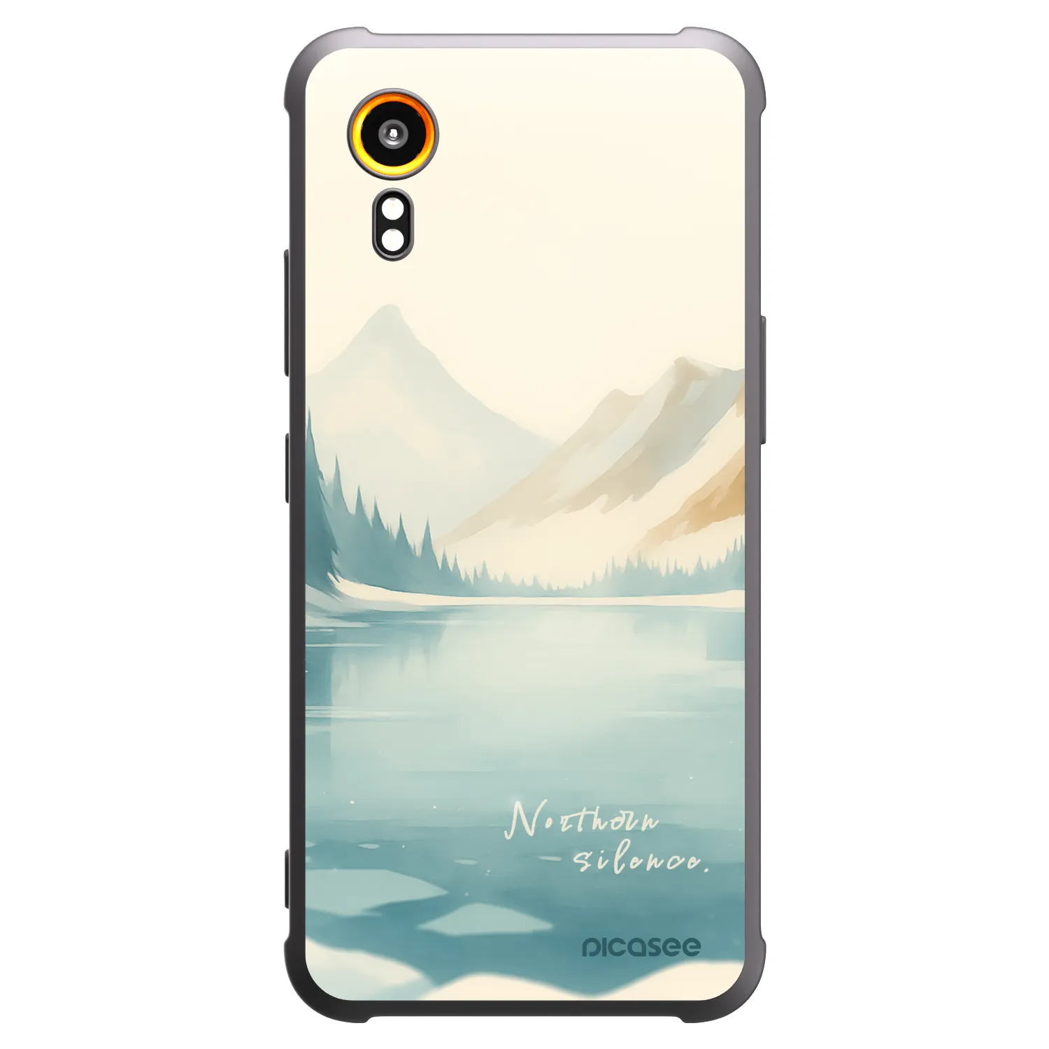 Picasee husă neagră din silicon pentru Samsung Galaxy Xcover 7 - NOTHERN SILENCE