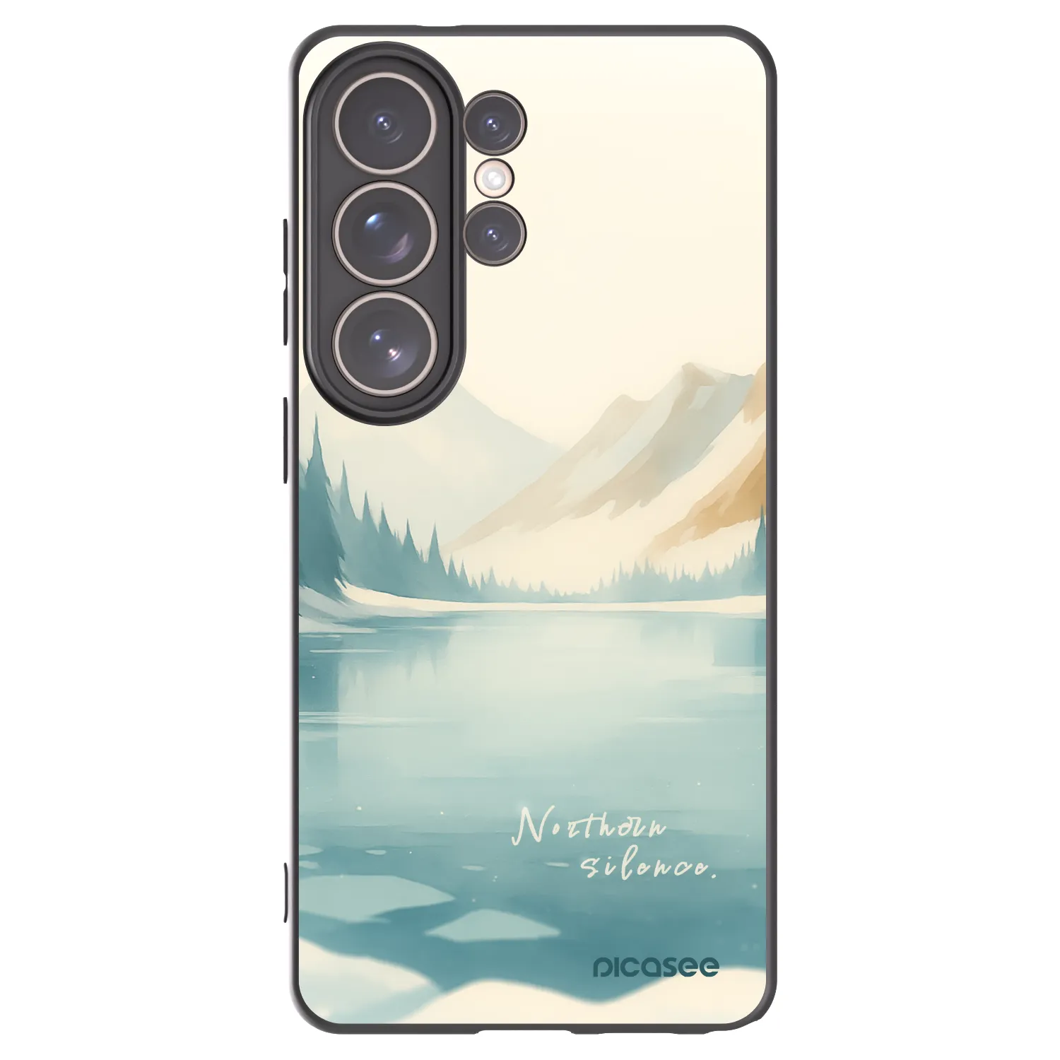 Picasee husă neagră din silicon pentru Samsung Galaxy S26 Ultra - NOTHERN SILENCE