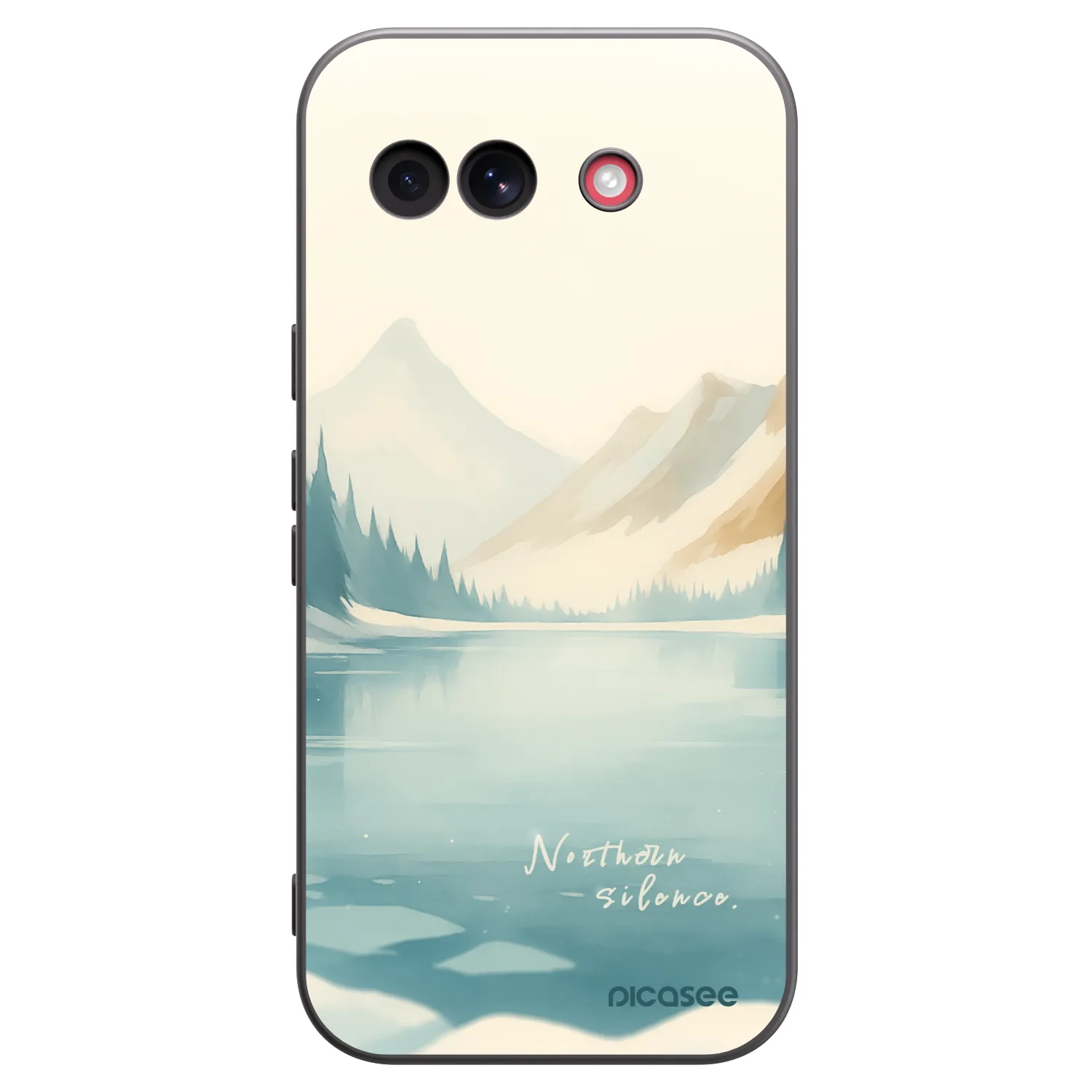 Picasee husă neagră din silicon pentru Google Pixel 10a - NOTHERN SILENCE