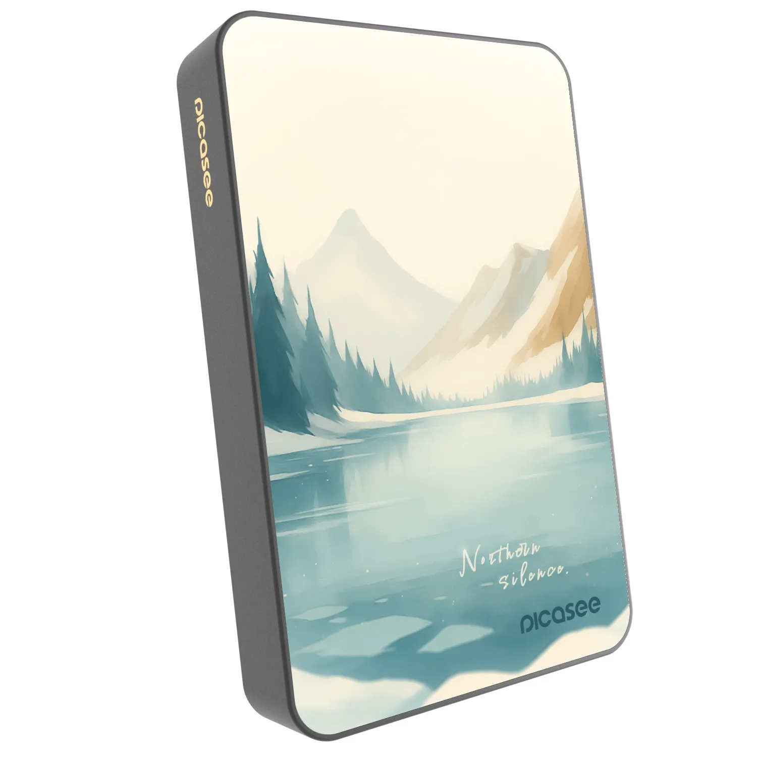 Picasee Powerbank cu MagSafe 10 000 mAh Gri - NOTHERN SILENCE
