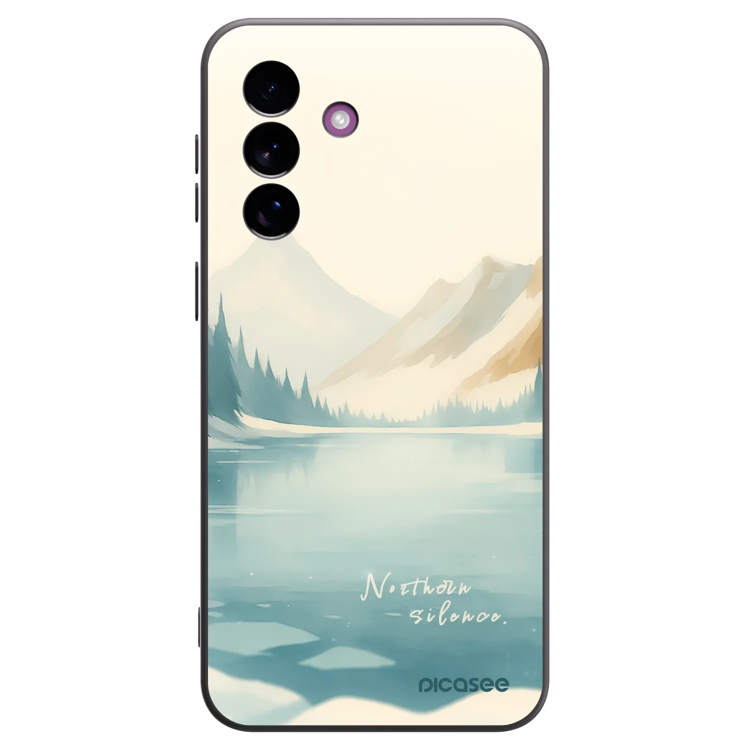 Picasee husă neagră din silicon pentru Samsung Galaxy A37 - NOTHERN SILENCE