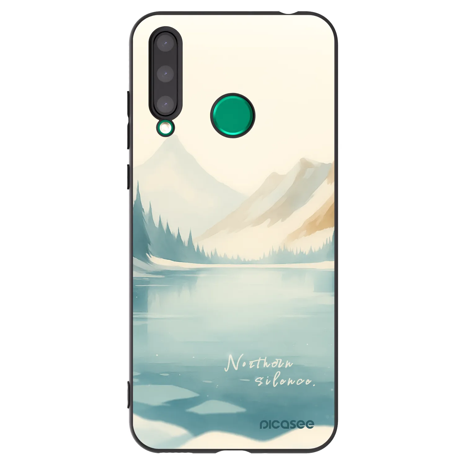 Picasee husă neagră din silicon pentru Honor 20 Lite - NOTHERN SILENCE