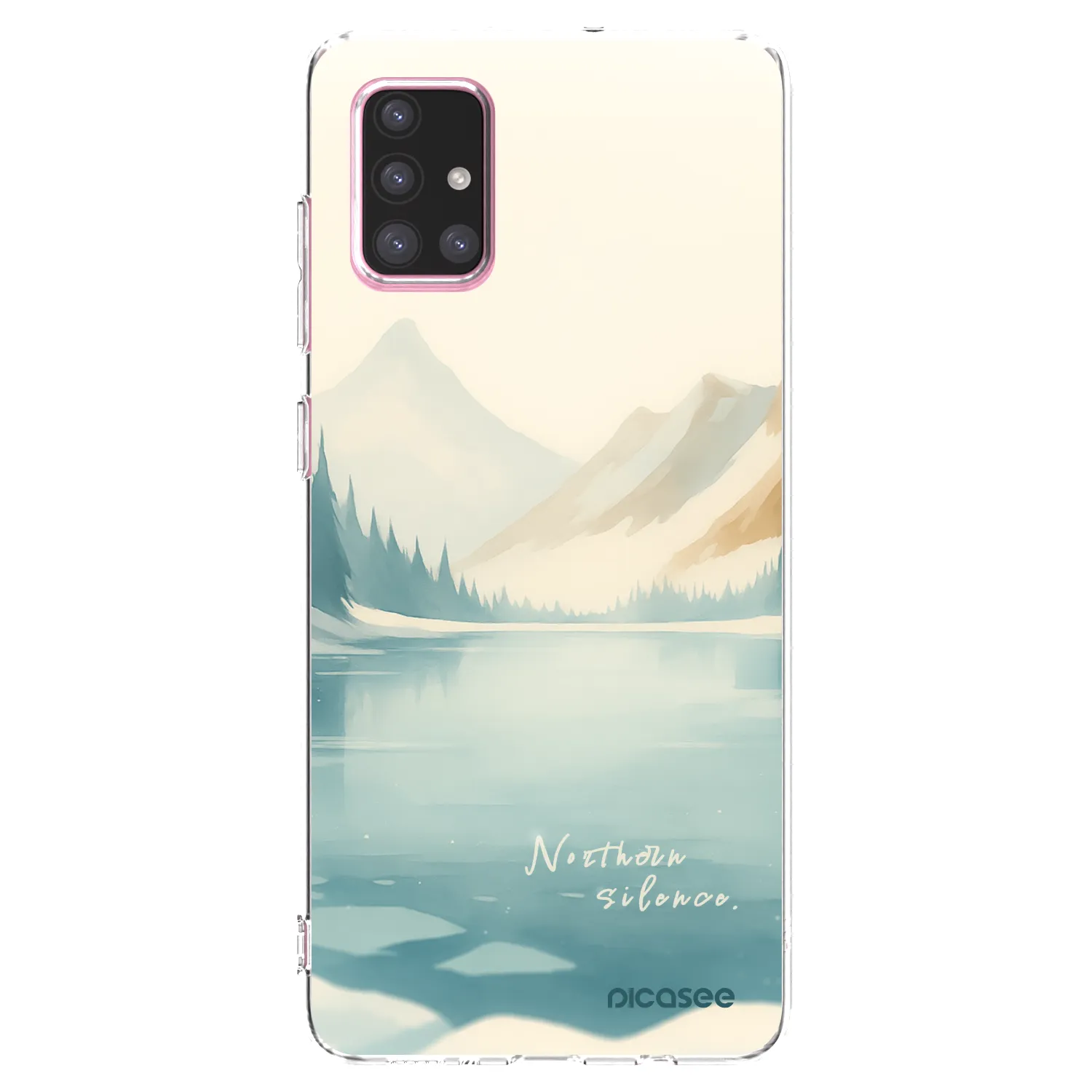 Picasee husă transparentă din silicon pentru Samsung Galaxy A71 A715F - NOTHERN SILENCE
