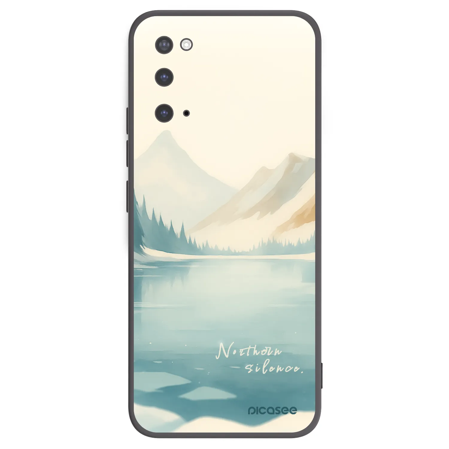 Picasee husă neagră din silicon pentru Samsung Galaxy S20 G980F - NOTHERN SILENCE