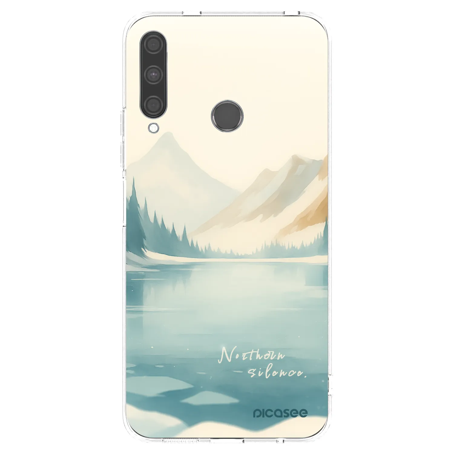 Picasee husă transparentă din silicon pentru Huawei P40 Lite E - NOTHERN SILENCE