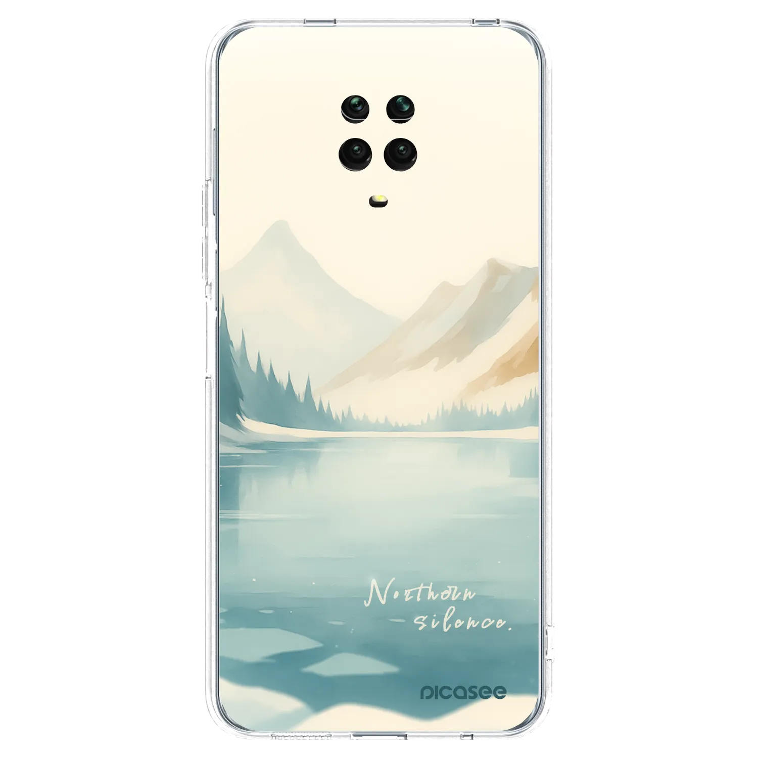 Picasee husă transparentă din silicon pentru Xiaomi Redmi Note 9 Pro - NOTHERN SILENCE