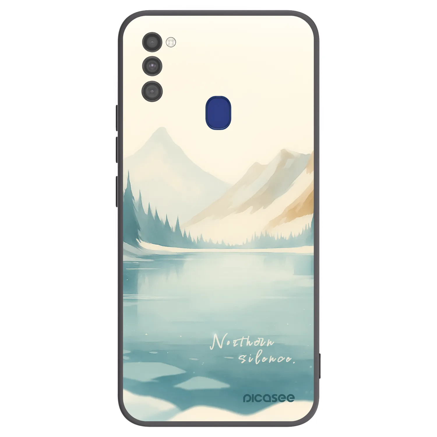 Picasee husă neagră din silicon pentru Samsung Galaxy M21 M215F - NOTHERN SILENCE