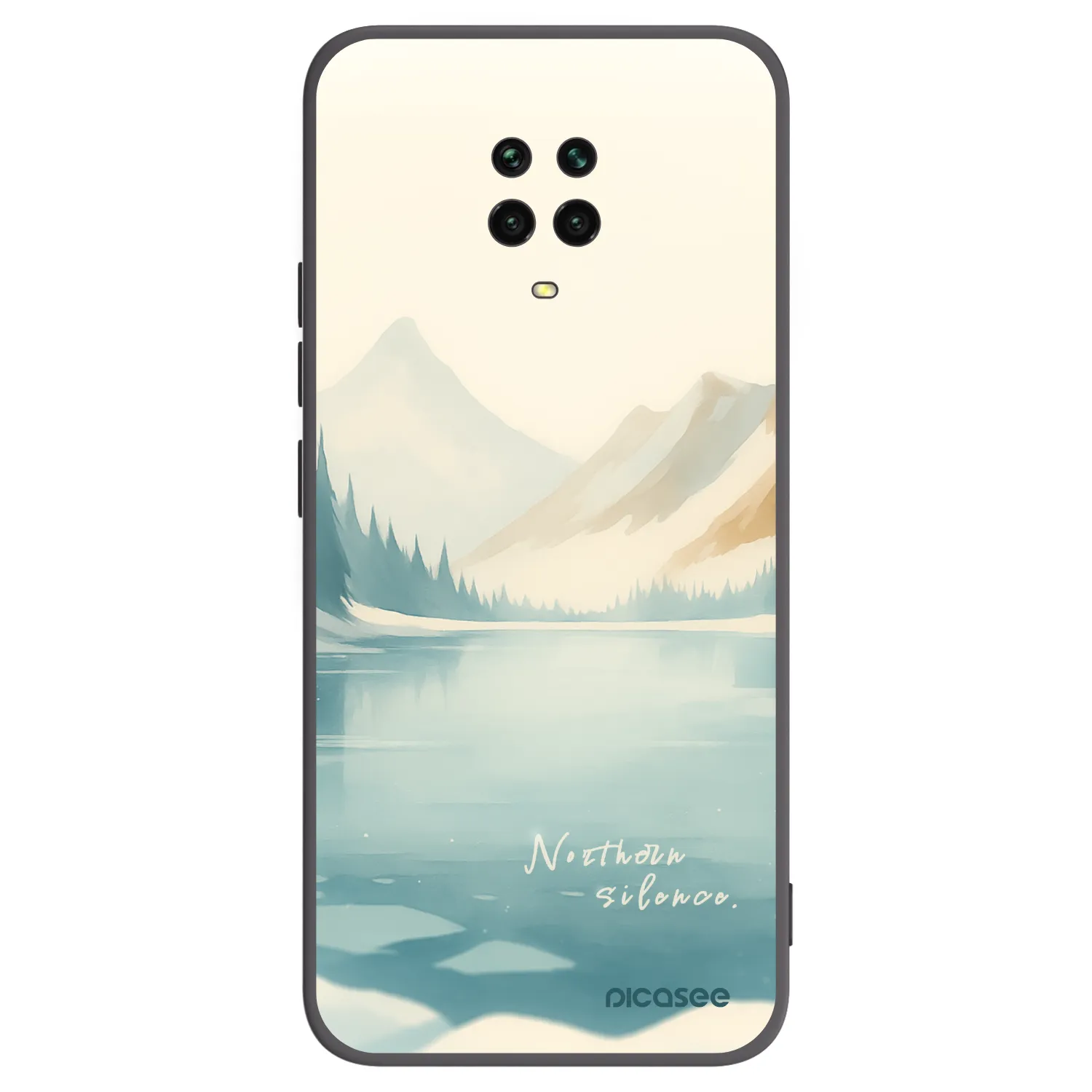 Picasee husă neagră din silicon pentru Xiaomi Redmi Note 9S - NOTHERN SILENCE