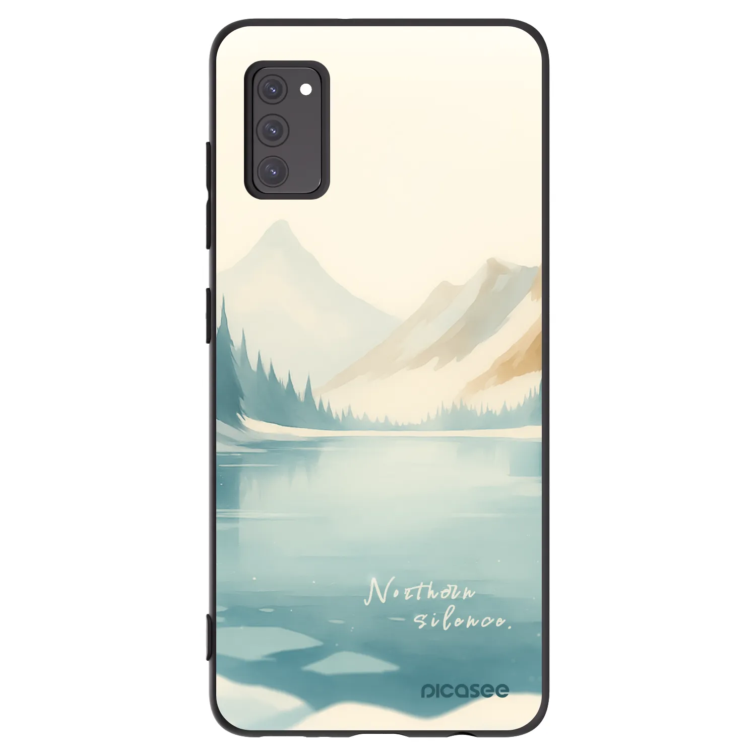 Picasee husă neagră din silicon pentru Samsung Galaxy A41 A415F - NOTHERN SILENCE