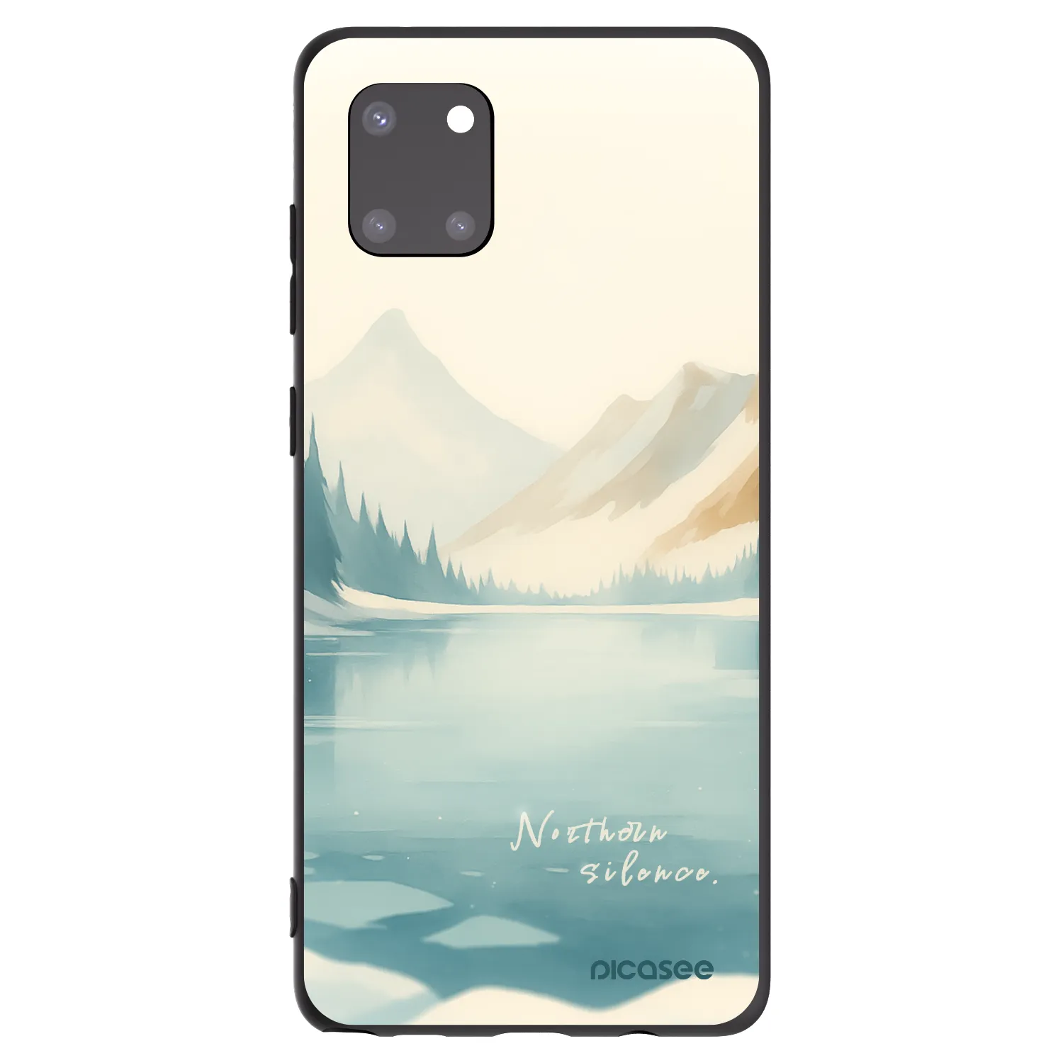 Picasee husă neagră din silicon pentru Samsung Galaxy Note 10 Lite N770F - NOTHERN SILENCE