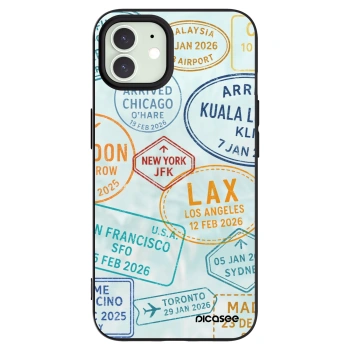 Picasee husă neagră din silicon pentru Apple iPhone 12 Pro - PASSPORT EDITION