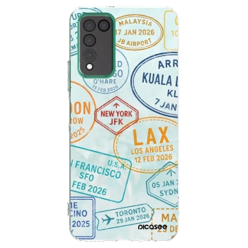 Picasee husă transparentă din silicon pentru Honor 10X Lite - PASSPORT EDITION