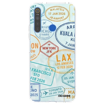 Picasee husă transparentă din silicon pentru Realme 5 - PASSPORT EDITION