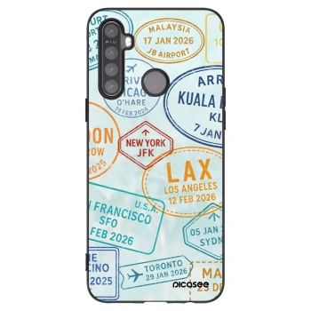 Picasee husă neagră din silicon pentru Realme 5 - PASSPORT EDITION