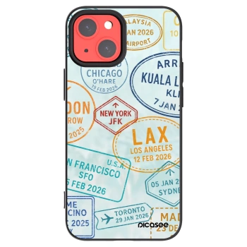 Picasee husă neagră din silicon pentru Apple iPhone 13 mini - PASSPORT EDITION