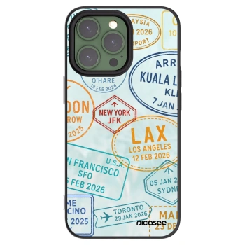 Picasee husă neagră din silicon pentru Apple iPhone 13 Pro - PASSPORT EDITION