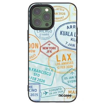 Picasee husă neagră din silicon pentru Apple iPhone 13 Pro Max - PASSPORT EDITION