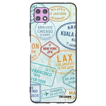Picasee husă neagră din silicon pentru Samsung Galaxy A22 A226B 5G - PASSPORT EDITION