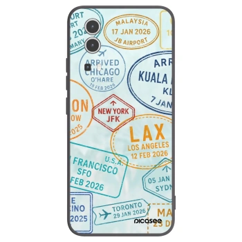 Picasee husă neagră din silicon pentru Vivo Y72 5G - PASSPORT EDITION