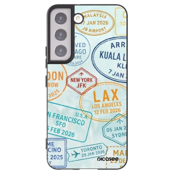 Picasee husă neagră din silicon pentru Samsung Galaxy S22 5G - PASSPORT EDITION