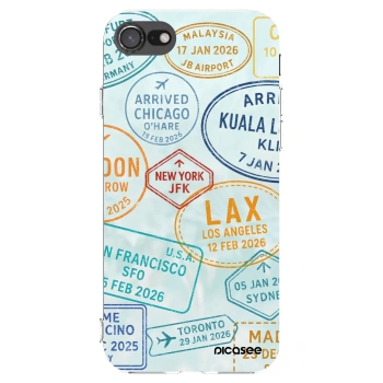 Picasee husă transparentă din silicon pentru Apple iPhone SE 2022 - PASSPORT EDITION