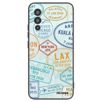 Picasee husă neagră din silicon pentru Vivo V23 5G - PASSPORT EDITION