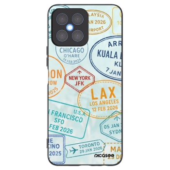 Picasee husă neagră din silicon pentru Honor X8 4G - PASSPORT EDITION