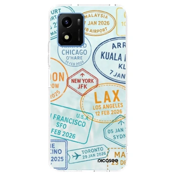 Picasee husă transparentă din silicon pentru Vivo Y01 - PASSPORT EDITION