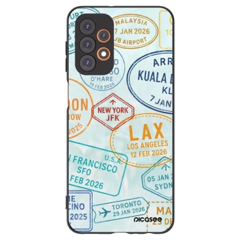 Picasee husă neagră din silicon pentru Samsung Galaxy A23 A235F 4G - PASSPORT EDITION